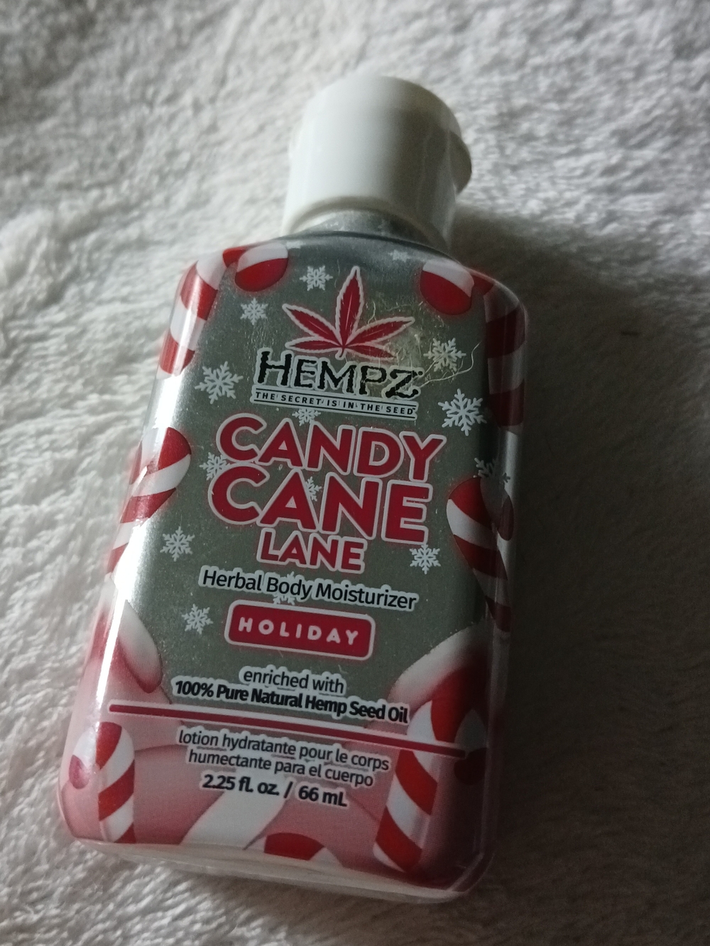 💚 Hempz Candy Cane Lane Herbal Body Moisturizer [2.25 fl.oz./66ml]